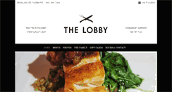 Desktop Screenshot of lobbyrestaurantvt.com